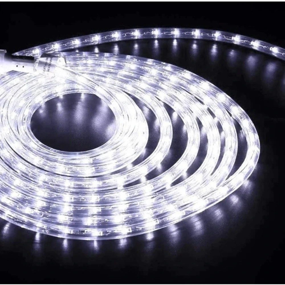 50ft 360 Led Rope Lights Outdoor Connectable And Flexible Tube Light With 8 Mode
